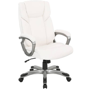 Latitude Run Gurav Leather Commercial Use Executive Chair with